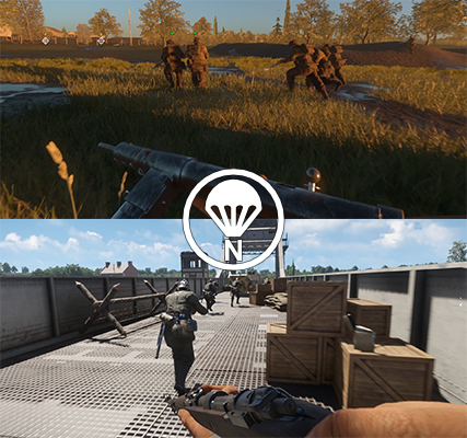 Defender's HUD, showing lives and reinforcements for both teams Defender's HUD, showing lives and reinforcements for both teams